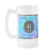 Elegante 41° Aniversario del Boda de Topaz Azul