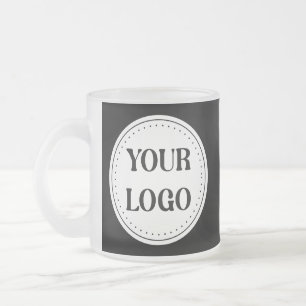 Taza De Cristal Esmerilado Elegante, contemporáneo, refinado y personalizable