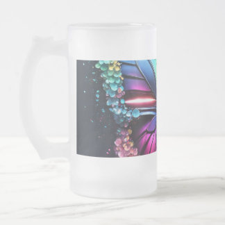 Taza De Cristal Esmerilado Elegante Mug de Vidrio Transparente