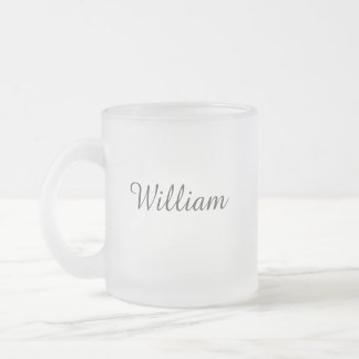 Taza De Cristal Esmerilado Elegante Prensa Petal Personalizada Co Vidrio Frot