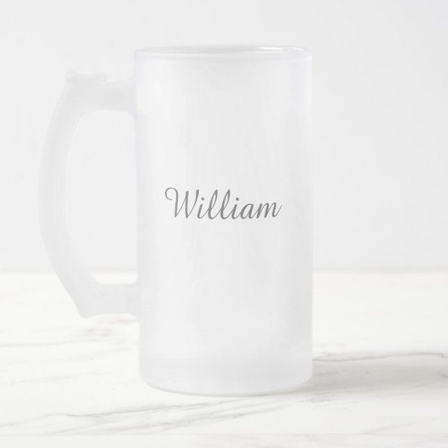 Taza De Cristal Esmerilado Elegante Prensa Petal Personalizada Co Vidrio Frot (Izquierda)