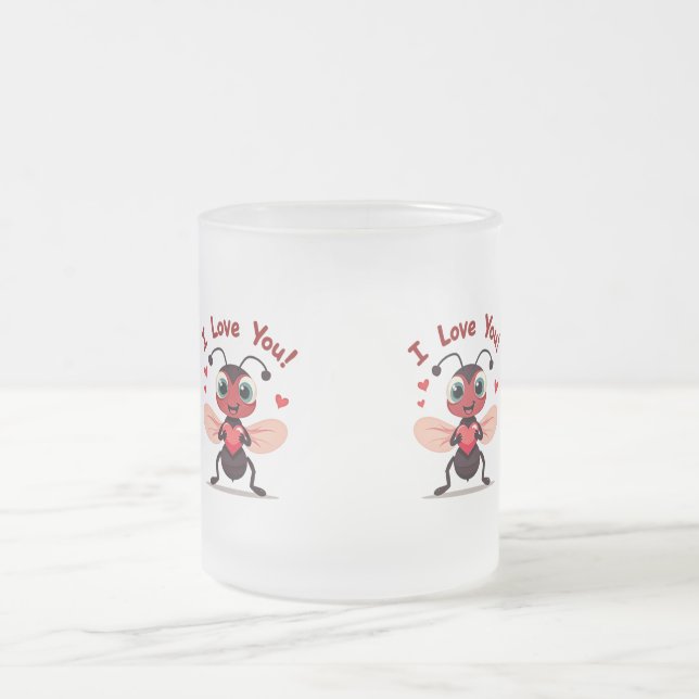 Taza De Cristal Esmerilado elemento de mugs (Centro)