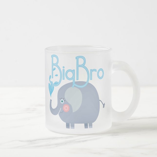 Taza De Cristal Esmerilado Elephant Big Bro (Derecha)