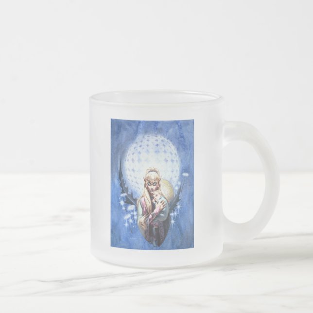 Taza De Cristal Esmerilado Elf Madonna Mug (Derecha)