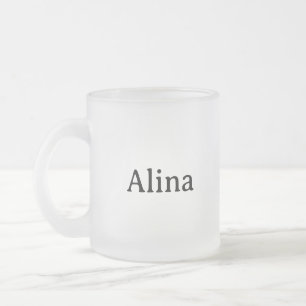 Taza De Cristal Esmerilado eliminar texto agregar propio diseño 10 oz