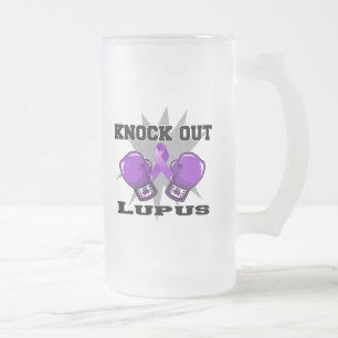 Taza De Cristal Esmerilado Elimine el lupus