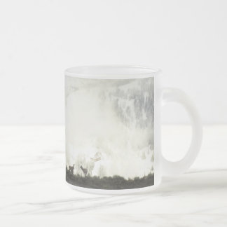 Taza De Cristal Esmerilado Elk en el Parque Nacional de Grand Teton