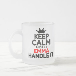 TAZA DE CRISTAL ESMERILADO EMMA