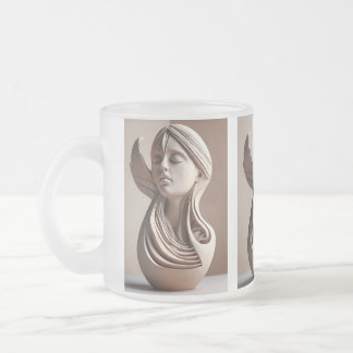 Taza De Cristal Esmerilado Empoderar a las mujeres