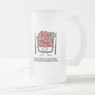 Taza De Cristal Esmerilado Empuje el aku de los palillos de la ensalada de