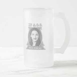 Taza De Cristal Esmerilado En AOC Confiamos
