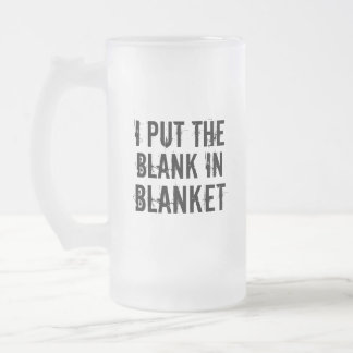 Taza De Cristal Esmerilado en blanco