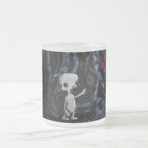 Taza De Cristal Esmerilado En el bosque Twisty