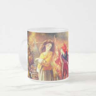 Taza De Cristal Esmerilado En Fairyland John Anster Fitzgerald