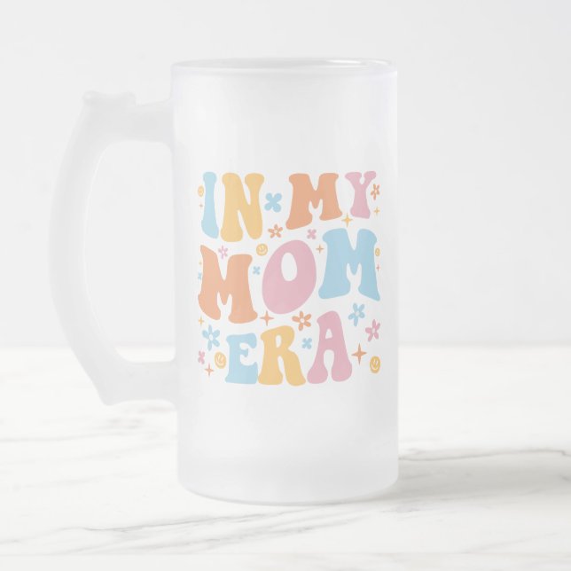 Taza De Cristal Esmerilado En la era de mi mamá (Izquierda)