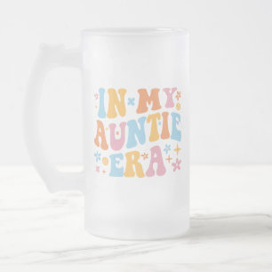 Taza De Cristal Esmerilado En Mi Era de Tía Yo