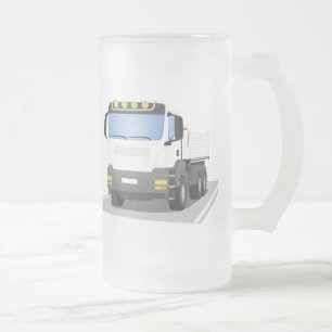 Taza De Cristal Esmerilado en obras blancas CAMIÓN