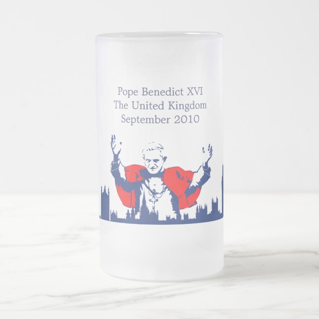 Taza De Cristal Esmerilado En Sagrada Família de la papá (Centro)