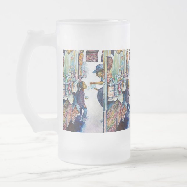 Taza De Cristal Esmerilado En última instancia genera esperanza (Izquierda)