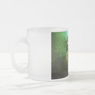 Taza De Cristal Esmerilado Encantadora Mug de Sirena - Magníficas vibraciones