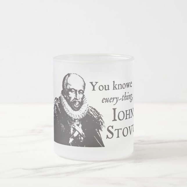 Taza De Cristal Esmerilado Encuesta (Centro)