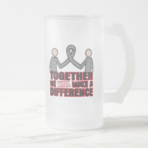Taza De Cristal Esmerilado Enfermedad de Parkinson Juntos Haremos Una Diferen