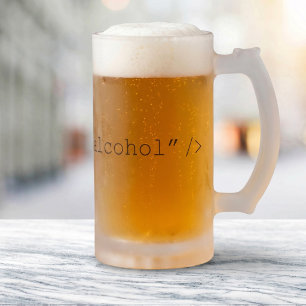 Taza De Cristal Esmerilado Entrada de HTML de Alcohol
