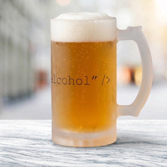 Taza De Cristal Esmerilado Entrada de HTML de Alcohol (Subido por el creador)