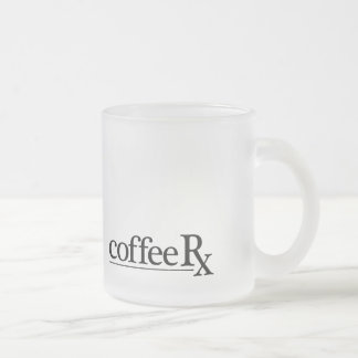Taza De Cristal Esmerilado Envase de CoffeeRx