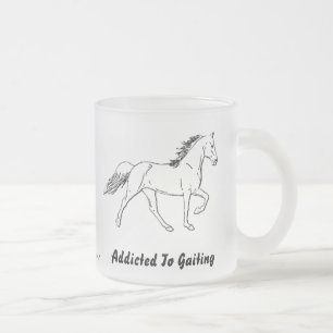 Taza De Cristal Esmerilado Enviciado a Gaiting