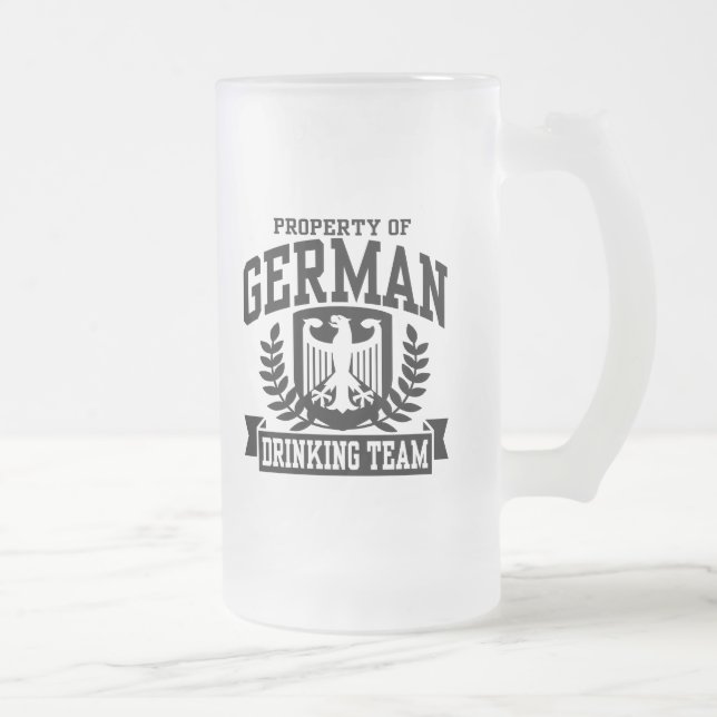 Taza De Cristal Esmerilado Equipo de bebidas de Alemania (Derecha)