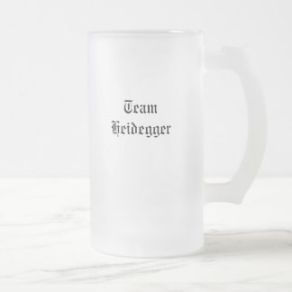 Taza De Cristal Esmerilado Equipo Heidegger