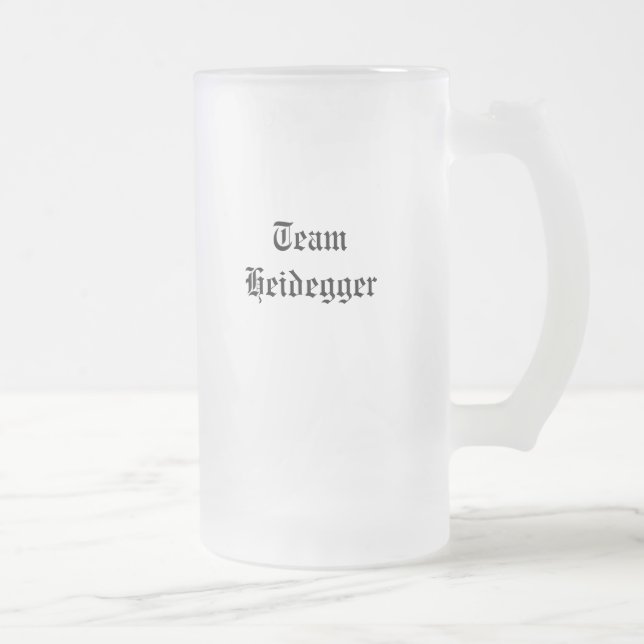 Taza De Cristal Esmerilado Equipo Heidegger (Derecha)