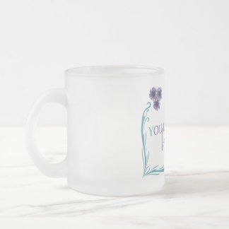 Taza De Cristal Esmerilado Eres Increíble