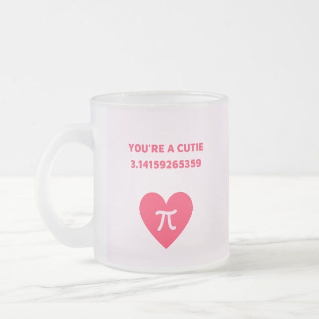 Taza De Cristal Esmerilado Eres un ppi cortante (Izquierda)
