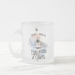 Taza De Cristal Esmerilado Eres una madre de lágrimas