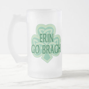 Taza De Cristal Esmerilado Erin va Bragh Stein