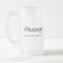 Taza De Cristal Esmerilado Es algo más fuerte... Mug escarcha