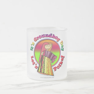 Taza De Cristal Esmerilado ¡Es día de la marmota!