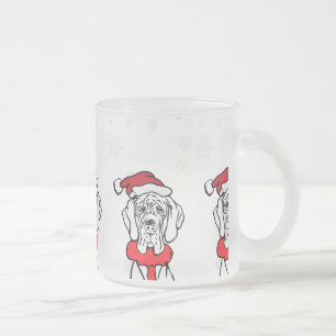 Taza De Cristal Esmerilado Es hora de Navidad