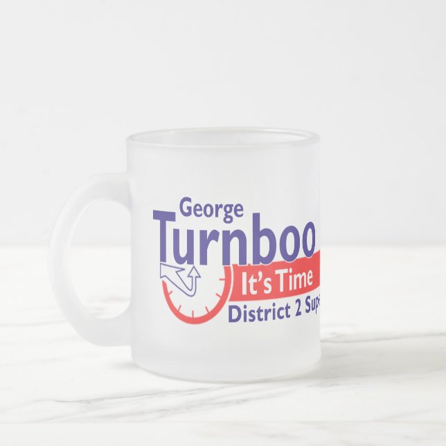 Taza De Cristal Esmerilado Es hora de Turnboo Mug (Izquierda)