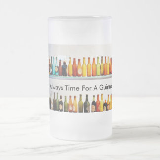 Taza De Cristal Esmerilado Es siempre hora para un Guinness