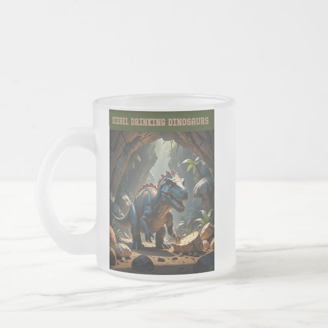 Taza De Cristal Esmerilado Es solo pan (Izquierda)