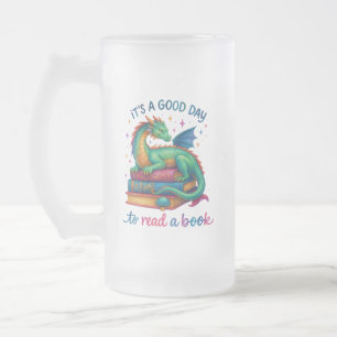 Taza De Cristal Esmerilado Es un buen día para leer un libro
