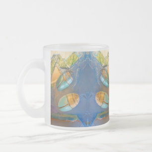 Taza De Cristal Esmerilado Escarabajos mágicos en un mundo irredescendiente