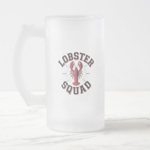 Taza De Cristal Esmerilado Escuadrón de Langostas