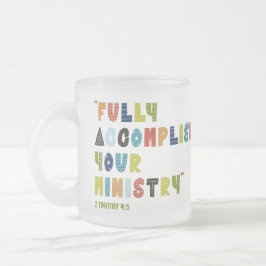 Taza De Cristal Esmerilado Escuela Pionera Personalizada Frosted Mug