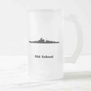 Taza De Cristal Esmerilado Escuela secundaria BB