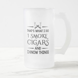 Taza De Cristal Esmerilado Eso es lo que hago para fumar cigarrillos, y los c