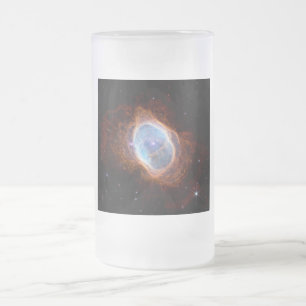 Taza De Cristal Esmerilado Espacio nebuloso del anillo meridional Telescopio 